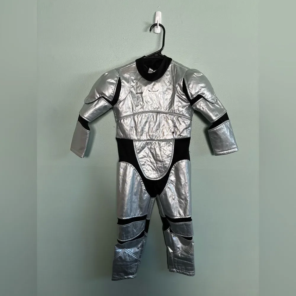 Disney Store Star Wars Captain Phasma Costume Child Boys Size XS 4 Bodysuit Only - Picture 1 of 6